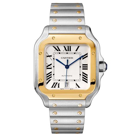 cartier square mens watch|santos de cartier watch price.